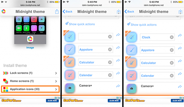 不越獄如何為iOS設備安裝主題? 不越獄如何為iOS設備安裝主題?