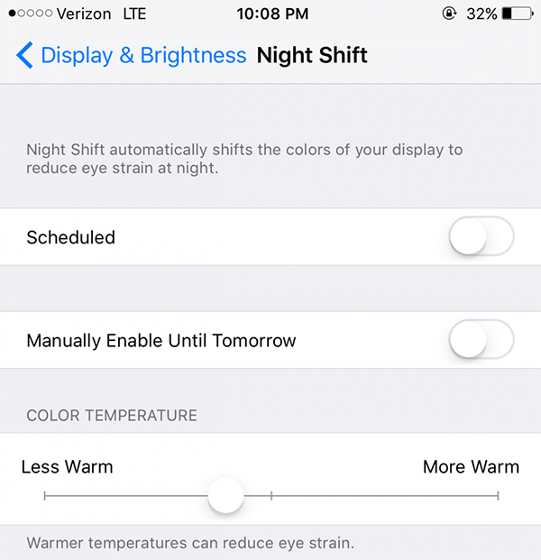 iOS 9.3 beta 5開啟低電量將禁用Night Shift iOS 9.3 beta 5開啟低電量將禁用Night Shift