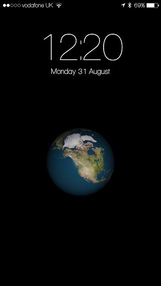 Earth Lockscreen :讓iPhone鎖屏界面多些趣味 Earth Lockscreen :讓iPhone鎖屏界面多些趣味