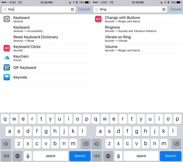 你會用iOS9設置中的搜索框嗎 你會用iOS9設置中的搜索框嗎
