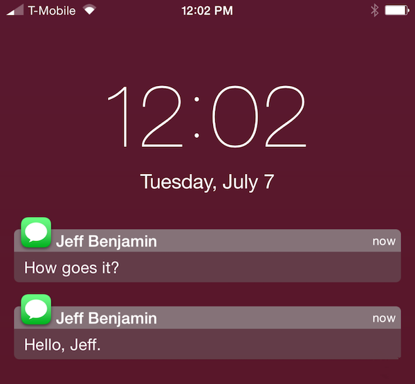 讓 iPhone 鎖屏通知變身Apple Watch樣式 讓 iPhone 鎖屏通知變身Apple Watch樣式