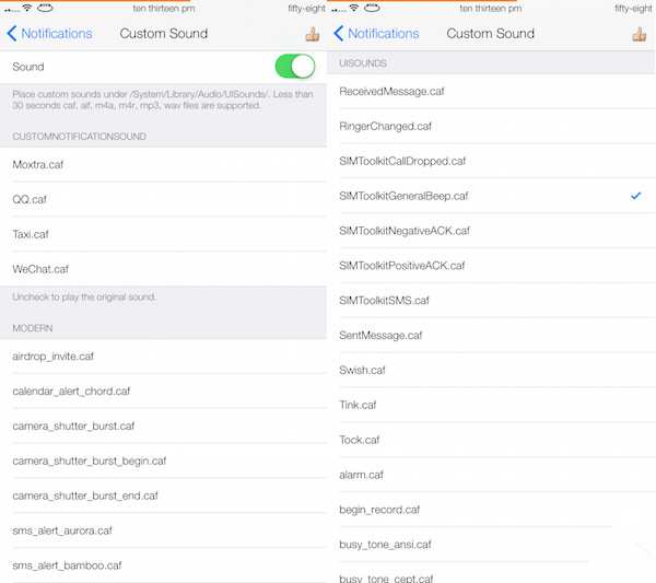 定制第三方應用通知個性推送聲音 定制第三方應用通知個性推送聲音