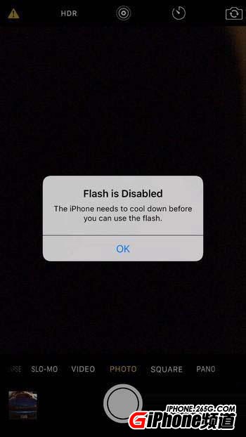 iPhone6s打游戲閃屏、機身過熱閃光燈自動關閉是怎麼回事?
