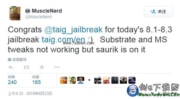大神“肌肉男”談iOS 8.3完美越獄:怒贊!