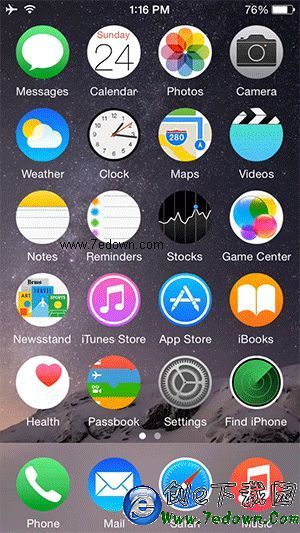 iOS8越獄插件RippleBoard:讓iOS桌面App自帶光圈 創E測評