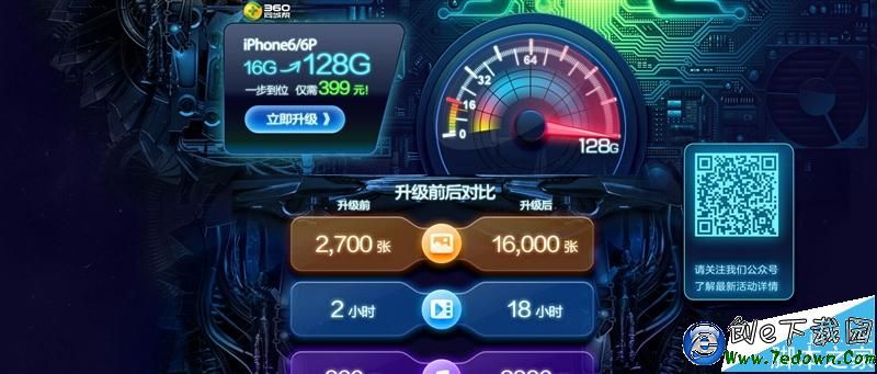 親測可行!16G版iPhone 6秒升128G