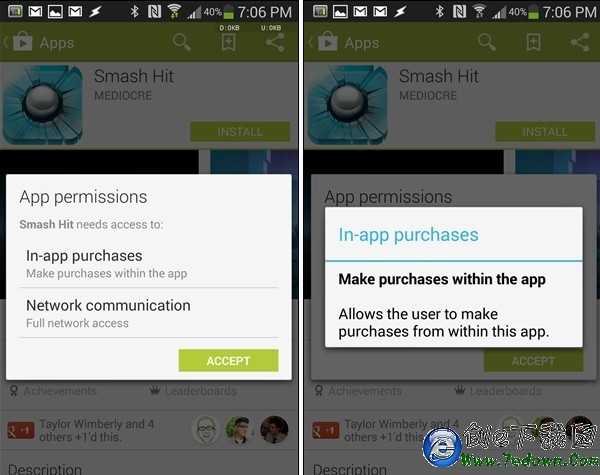 谷歌應用商店很早就加入了提醒應用內購