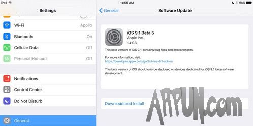 ios9.1beta5有什麼更新?_arp聯盟