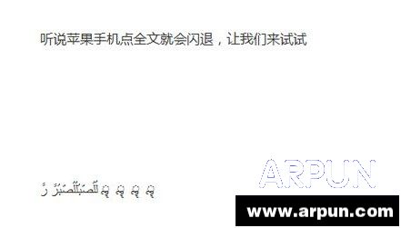 蘋果iPhone朋友圈閃退代碼_arp聯盟