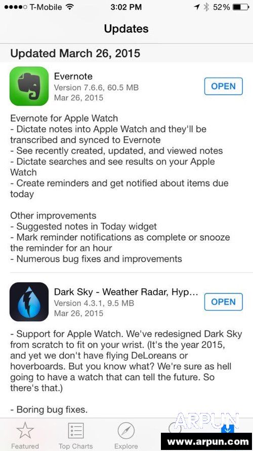 Apple Watch應用有哪些?支持Apple Watch的iPhone應用匯總_arp聯盟