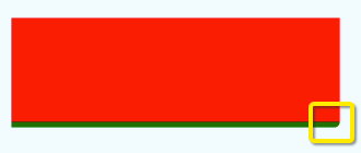 底部右邊邊框圓角