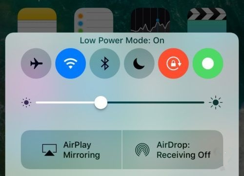 iPhone如何在控制中心添加低電量模式開關