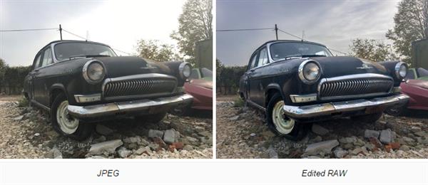 蘋果iPhone RAW和JPEG照片區別對比:差別好大