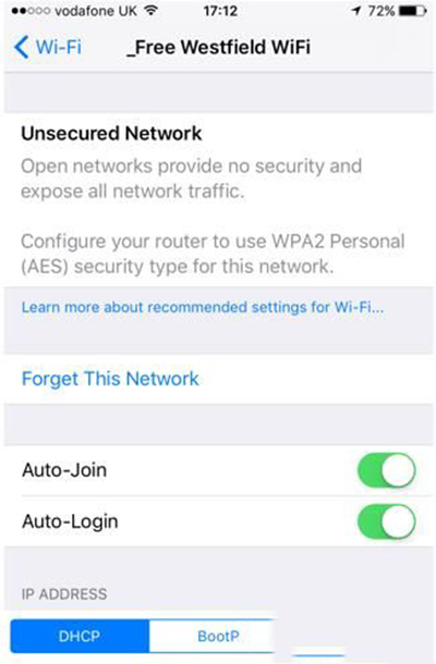 iOS10 WiFi安全提醒怎麼關閉?