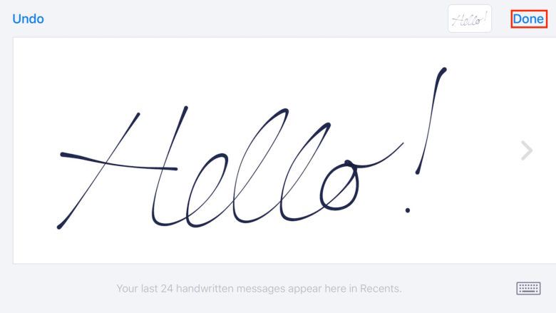 iOS 10 教程：在短信應用中發送手寫的內容