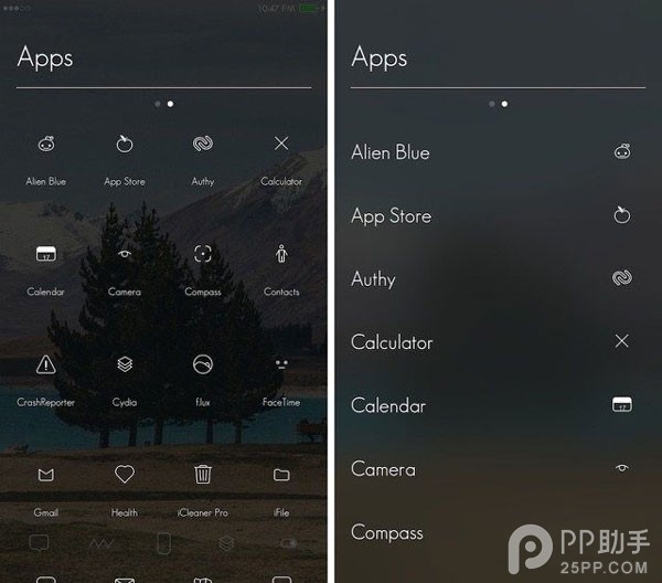 iOS8/iOS9高度自定義應用啟動器