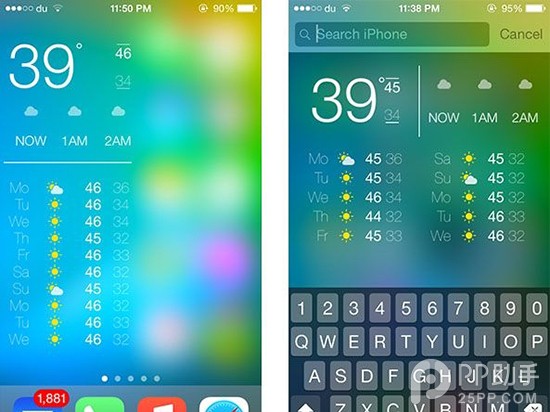 可隨處顯示天氣信息的插件WeatherPeek