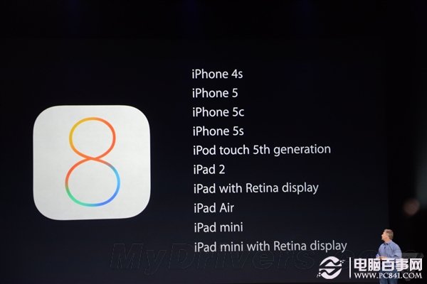 ios 8正式版支持機型有哪些?