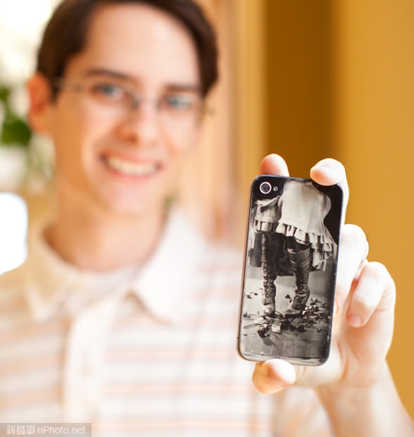 用iPhone玻璃後蓋拍攝濕版照片