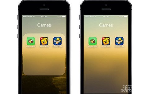 虛化iOS7文件夾背景使其全屏化 