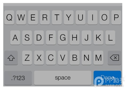 操作ios7虛擬鍵盤那些隱藏功能