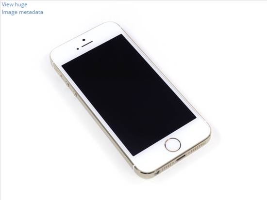 64GB版金色iPhone 5s拆解
