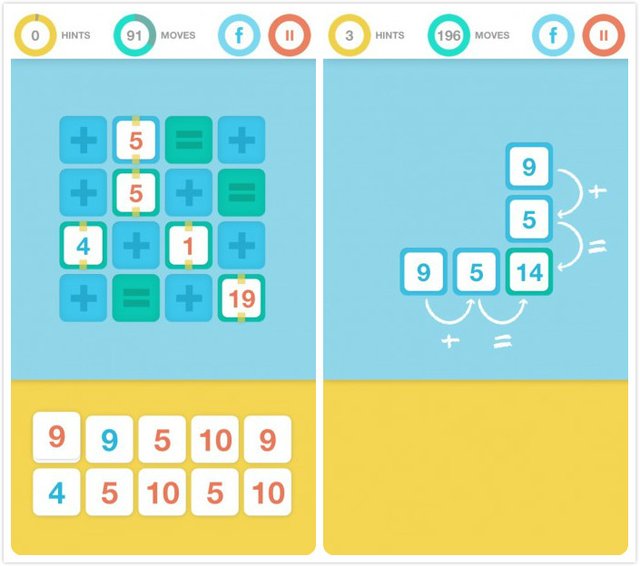 iPhone算術游戲unpuzzled