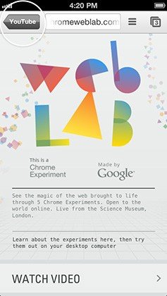 iOS應可用直接調用Chrome浏覽器