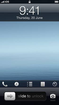 iOS 7概念設計鎖屏也可編輯短信