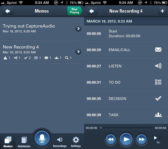 CaptureAudio能將你的iPhone變成一個全功能的錄音筆!