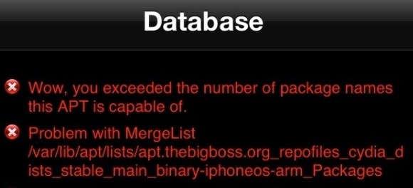修復Cydia錯誤wow, you exceeded ……