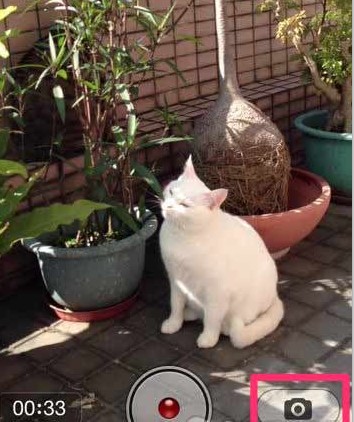 iPhone5如何內建相機錄像拍照一起用