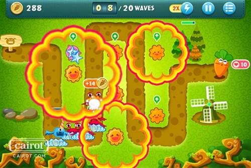 凱羅天下iOS游戲保衛蘿卜 引爆Q版塔防