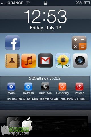 anylock iPhone4S鎖屏界面隨心變