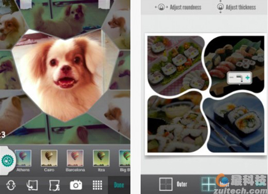 照片拼貼Fuzel:iPhone攝影控的免費應用