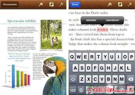 支持iOS 5.1軟件推薦 蘋果iWork辦公軟件怎麼用