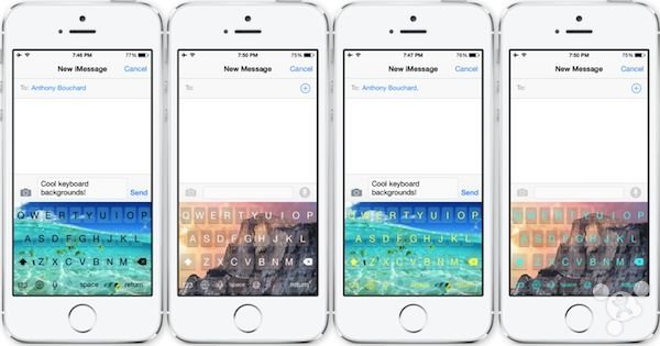 小插件為iOS8系統鍵盤增加酷炫背景